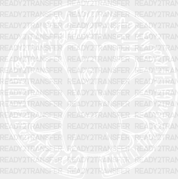 Happy Thanksgiving DTF Transfer