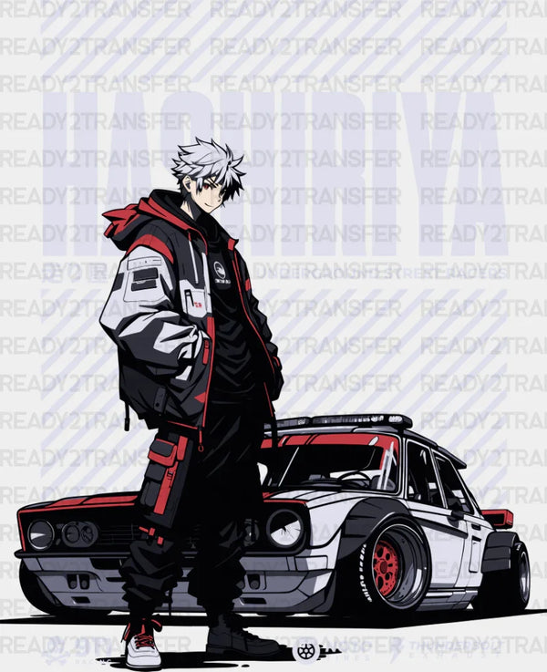Hashiriya Racer - Anime DTF heat transfer