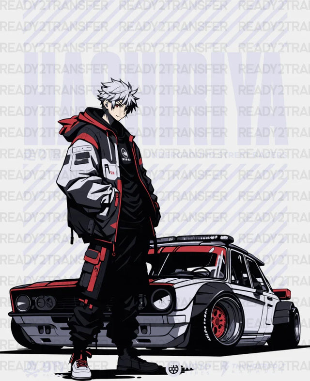 Hashiriya Racer - Anime Dtf Heat Transfer