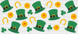 Hats And Coins - St Patrick Cup Wrap Uv Sticker Permanent Dtf Decal