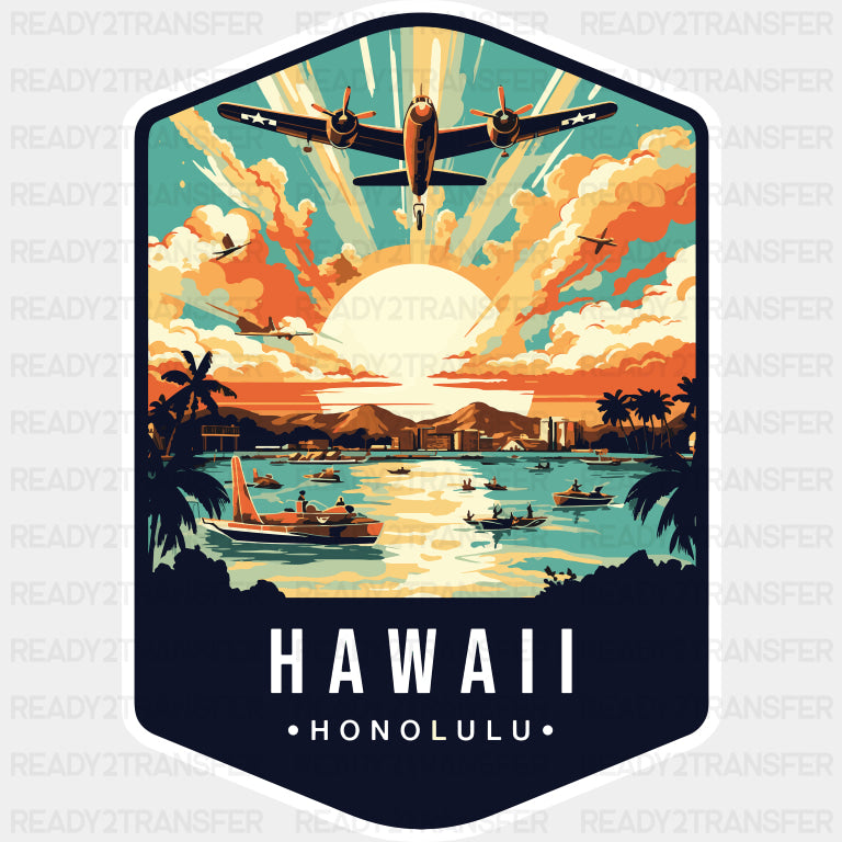 Hawaii Honolulu - States & Cities DTF Transfer ready2transfer