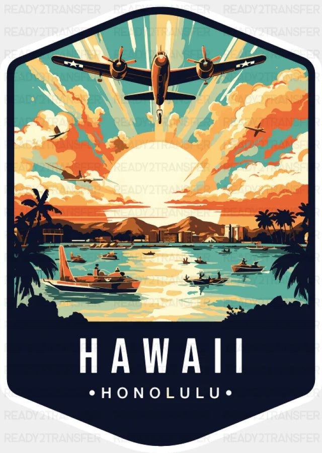 Hawaii Honolulu - States & Cities DTF Transfer