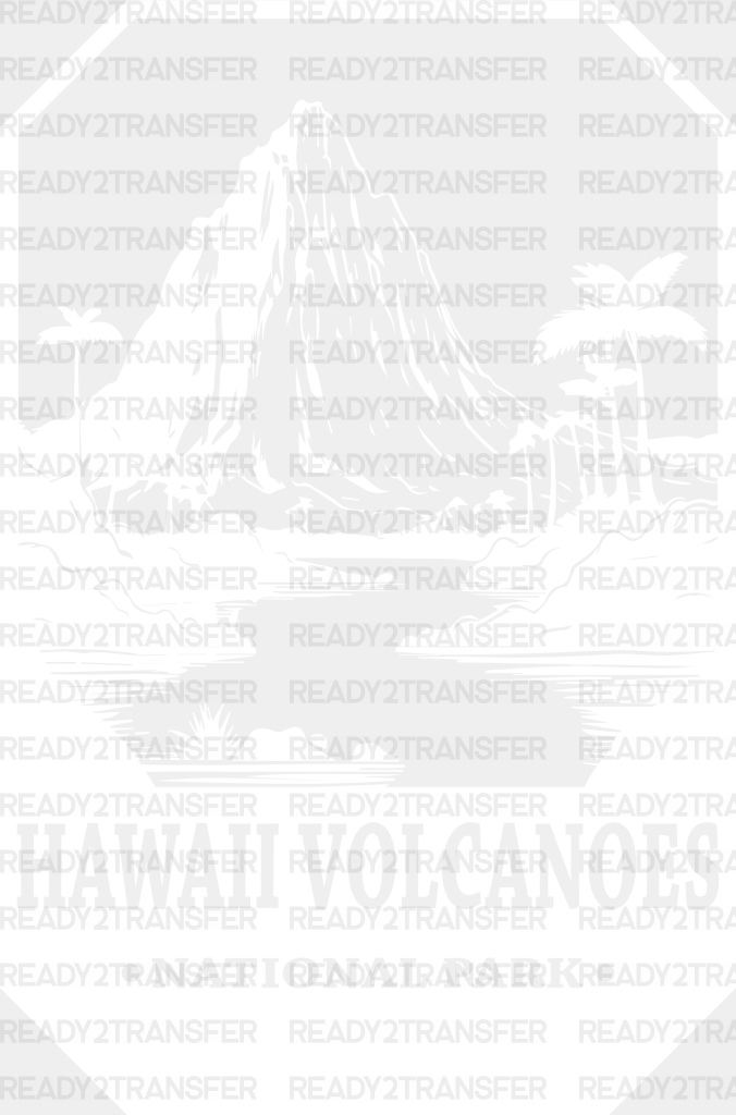 Hawaii Volcanoes National Park Design - Parks Dtf Transfers Adult Unisex S & M (10’) / White