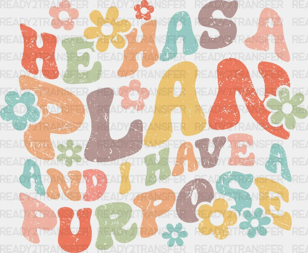 He Has a Plan DTF Transfer