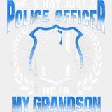 He Is My Grandson - Police DTF Transfers ready2transfer Light Color Design (See Imaging)