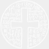 He Is Risen Easter Dtf Heat Transfer Design