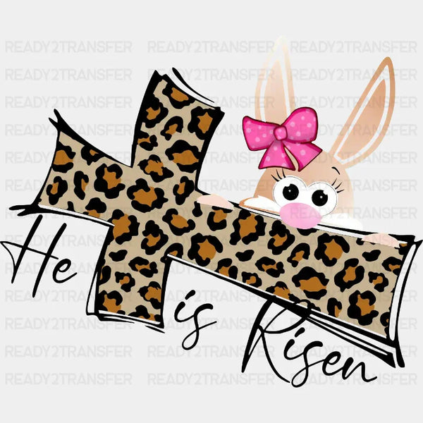 He Is Risen Easter DTF Heat Transfer, Easter Design