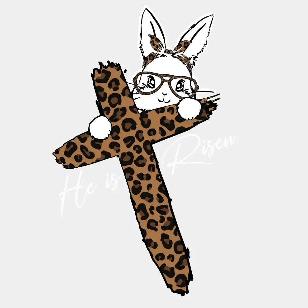 He Is Risen Easter Dtf Heat Transfer Design