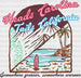 Head Carolina Tails California Summer DTF Transfer ready2transfer Black