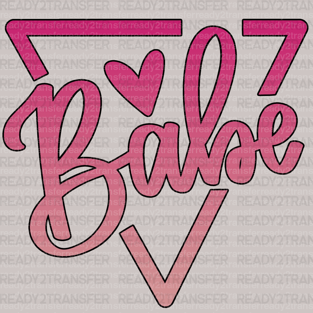 Heart Babe DTF Transfer - ready2transfer