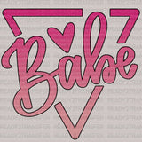 Heart Babe DTF Transfer ready2transfer
