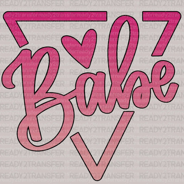 Heart Babe DTF Transfer ready2transfer