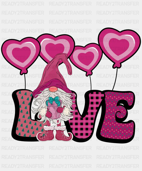 HEART BALLOON LOVE DTF Transfer