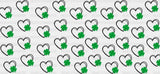 Heart Clover Design - St Patrick Cup Wrap Uv Sticker Permanent Dtf Decal