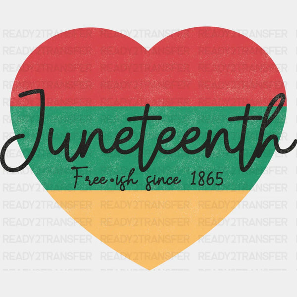 Heart Juneteenth BLM DTF Transfer
