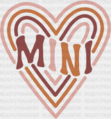 Heart MINI Heart DTF Transfer ready2transfer