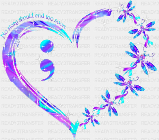 Heart - Suicide Awareness DTF Transfer