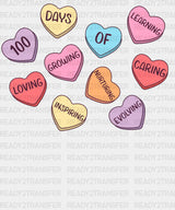 Heart Words Dtf Transfer