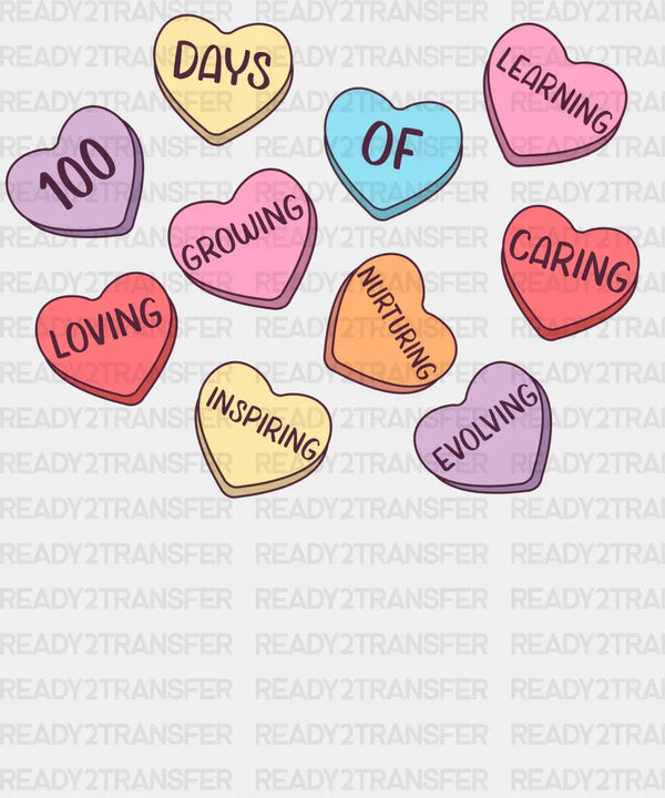 HEART WORDS DTF Transfer