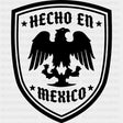 Hecho en México - Hispanic Heritage Month DTF Transfers - Adult Unisex - S & M (10’’) / Dark Color Design (See Imaging)