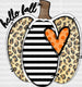 Hello Fall DTF Transfer ready2transfer Black