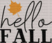 Hello & FALL DTF Transfer ready2transfer Black