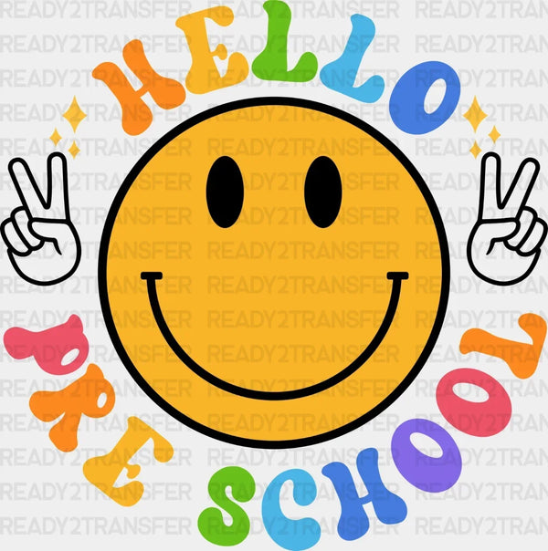 HELLO PRE SCHOOL DTF Transfer