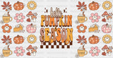 Hello Pumpkin Season - Fall Cup Wrap Uv Sticker Permanent Dtf Decal