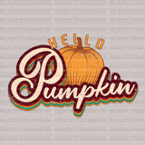 Hello Pumpkin Solo DTF Transfer ready2transfer