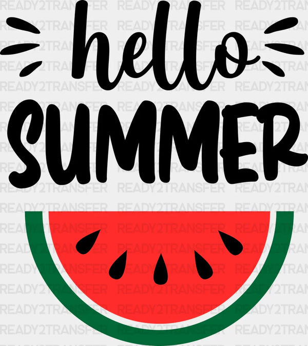 Hello Summer Watermelon Summer DTF Transfer