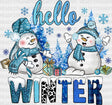 Hello Winter Design - Iron On Dtf Transfer