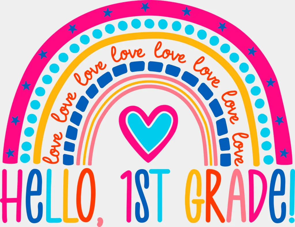 Hello X Grade DTF Transfer Adult Unisex S & M (10’’) / 1st