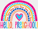 Hello X Grade DTF Transfer ready2transfer Pre School