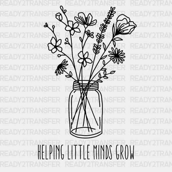Helping Little Minds Grow DTF Transfer