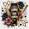 Here Lies Your Dead Ends - Hair Stylist DTF Transfers ready2transfer