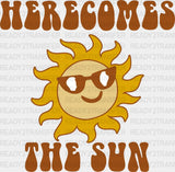 Herecomes The Sun Summer Dtf Transfer