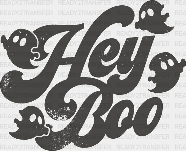 Hey Boo Ghosts - Halloween DTF Transfer