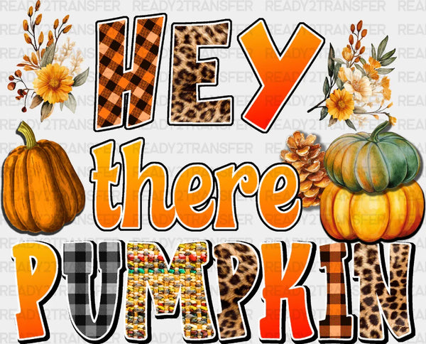 Hey There Pumpkin - Fall DTF Transfer