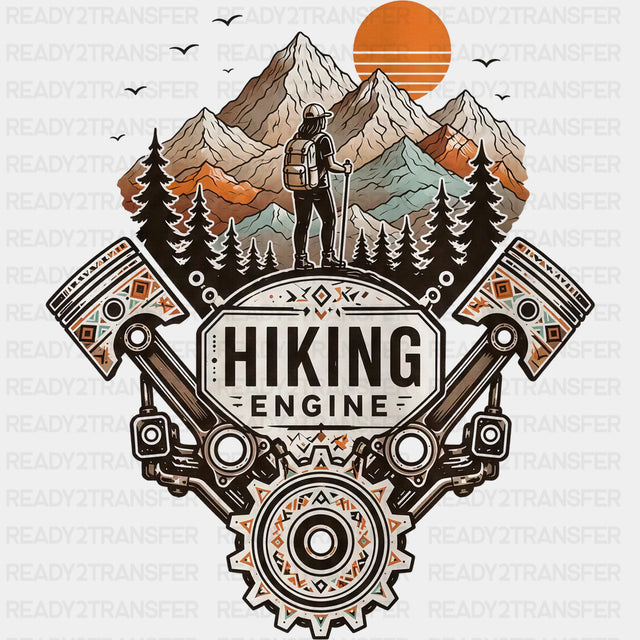 Hiking Engine - Hiking DTF Transfers