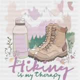 Hiking Is My Therapy - Hiking DTF Transfers