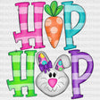 Hip Hop Bunny Easter Dtf Heat Transfer Design