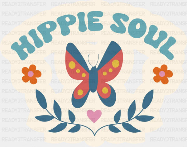 Hippie Soul Butterfly - Minimal UV Sticker Permanent UV DTF Decal