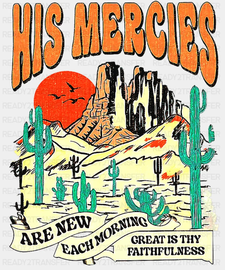 His Mercies - Christianity DTF Transfer