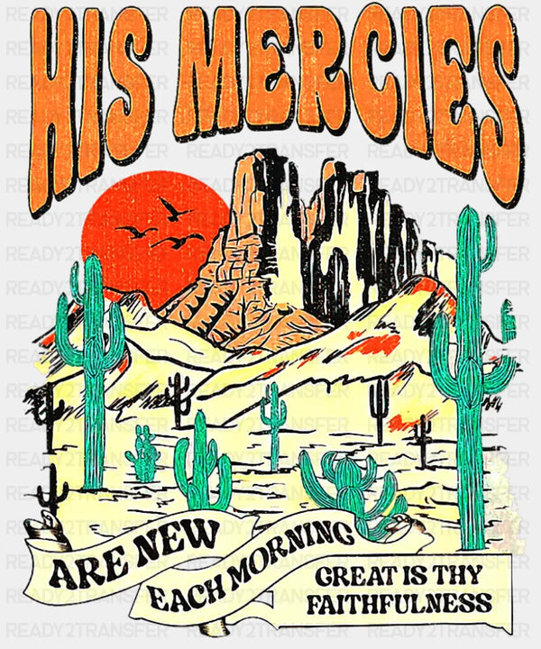 His Mercies - Christianity DTF Transfer