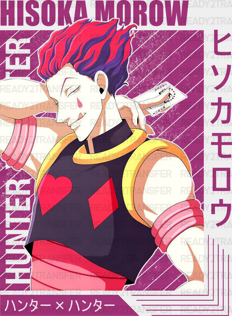 Hisoka Morow Design - Hunter X Dtf Transfer