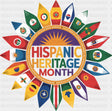 Hispanic Heritage Month Flags - Hispanic Heritage Month DTF Transfer