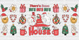 Ho Ho’s - Christmas Cup Wrap Uv Sticker Permanent Dtf Decal