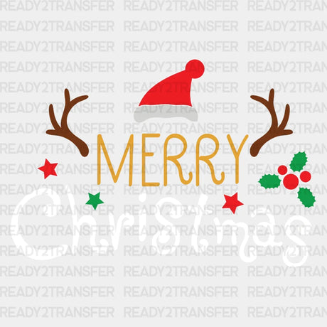 Ho Merry Christmas Dtf Transfer