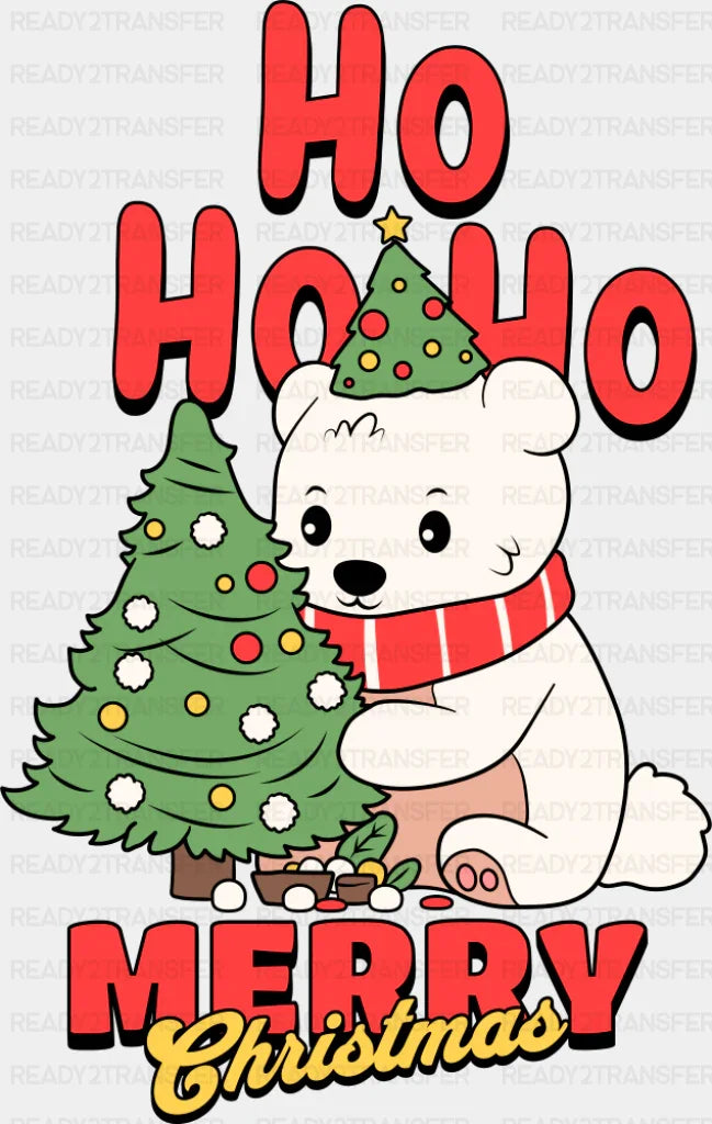 Ho Ho Ho Merry Christmas - Christmas DTF Transfer