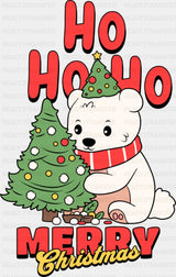 Ho Ho Ho Merry Christmas - Christmas DTF Transfer
